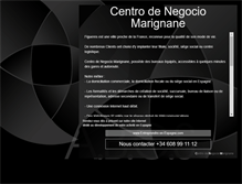 Tablet Screenshot of centro-de-negocio-marignane.com